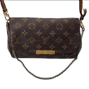 Louis Vuitton Dark Brown Monogram Crossbody Bag